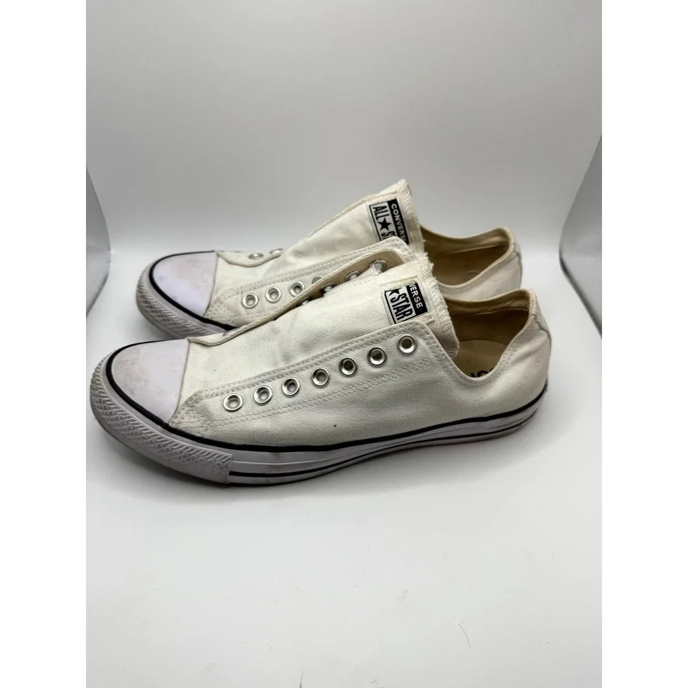 Converse‎ Chuck Taylor All Star Slip Low 164301F Unisex M8/W10 White Black Shoes - Picture 2 of 9